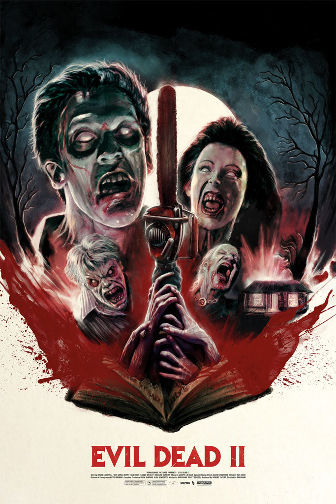 The Evil Dead II Poster By John J Pearson