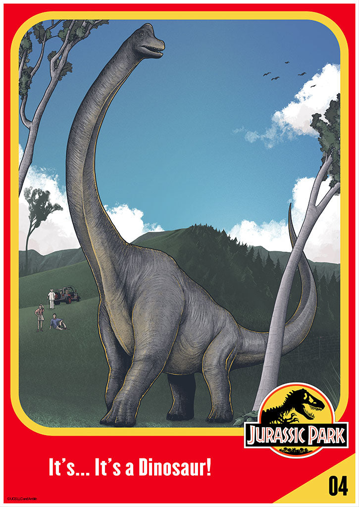 Jurassic park dilo print by mark bell