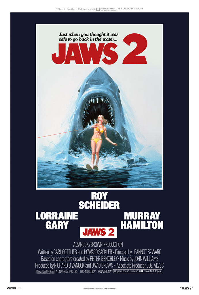 Jaws 2 one sheet movie poster