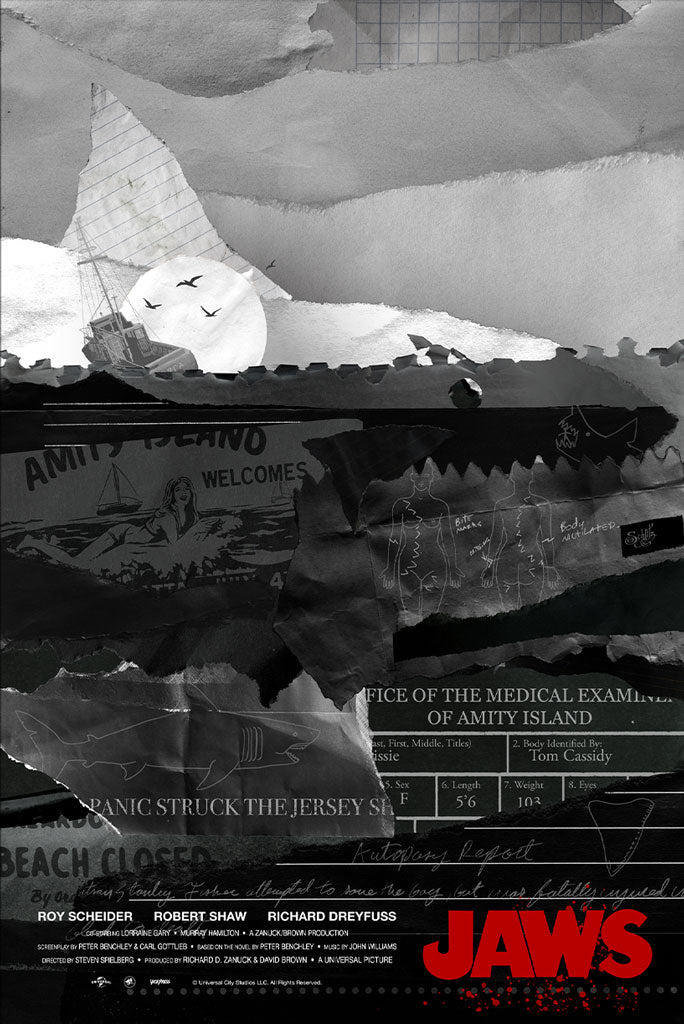 Jaws Danny Schlitz Movie Poster