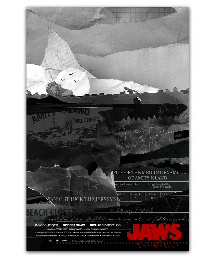 Jaws Danny Schlitz Movie Poster