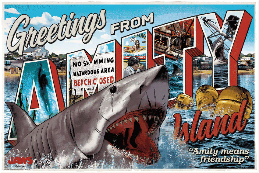 Jaws Greetings From Amity Island Lenticular 