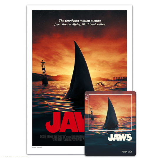 The Film Vault - Jaws 4K UHD Steelbook & Exclusive Poster