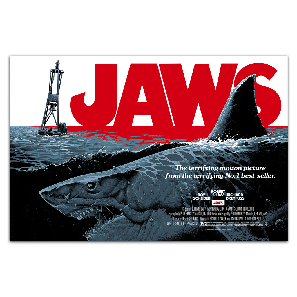 Jaws - Movie Poster by Luke Preece | Vice Press