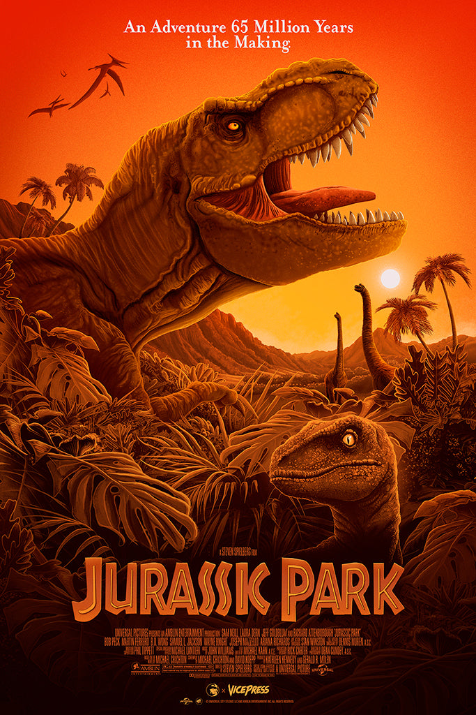 Jurassic Park Poster By Patrick Connan