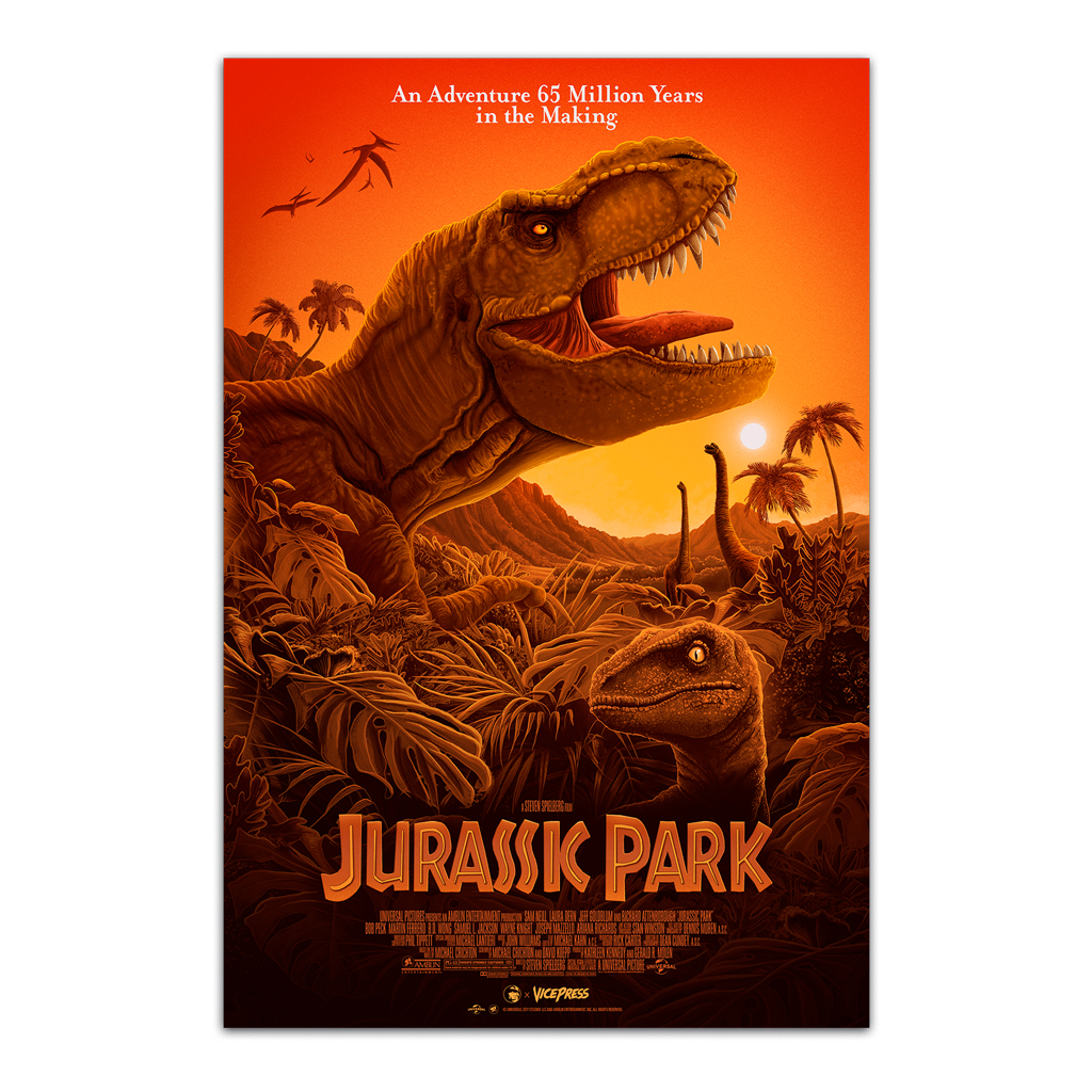 Jurassic Park Poster By Patrick Connan