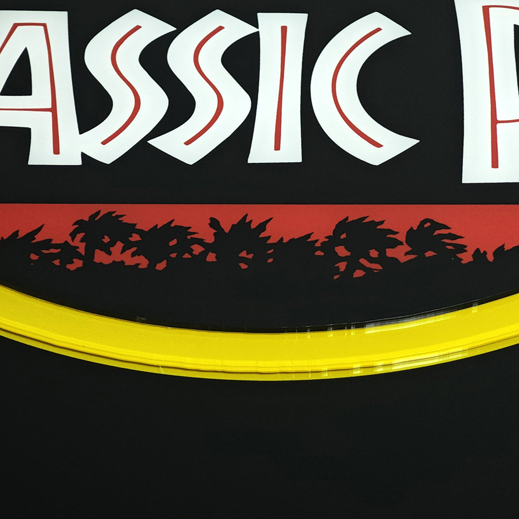 Jurassic Park multi-layered acrylic panel poster detail