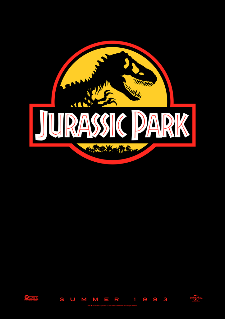 Jurassic Park Editions original movie poster