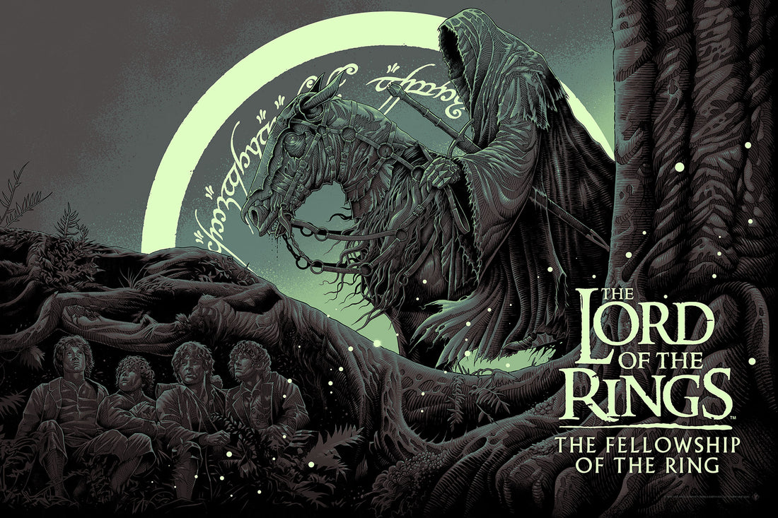 The Lord of the rings fellowship of the ring poster by luke preece