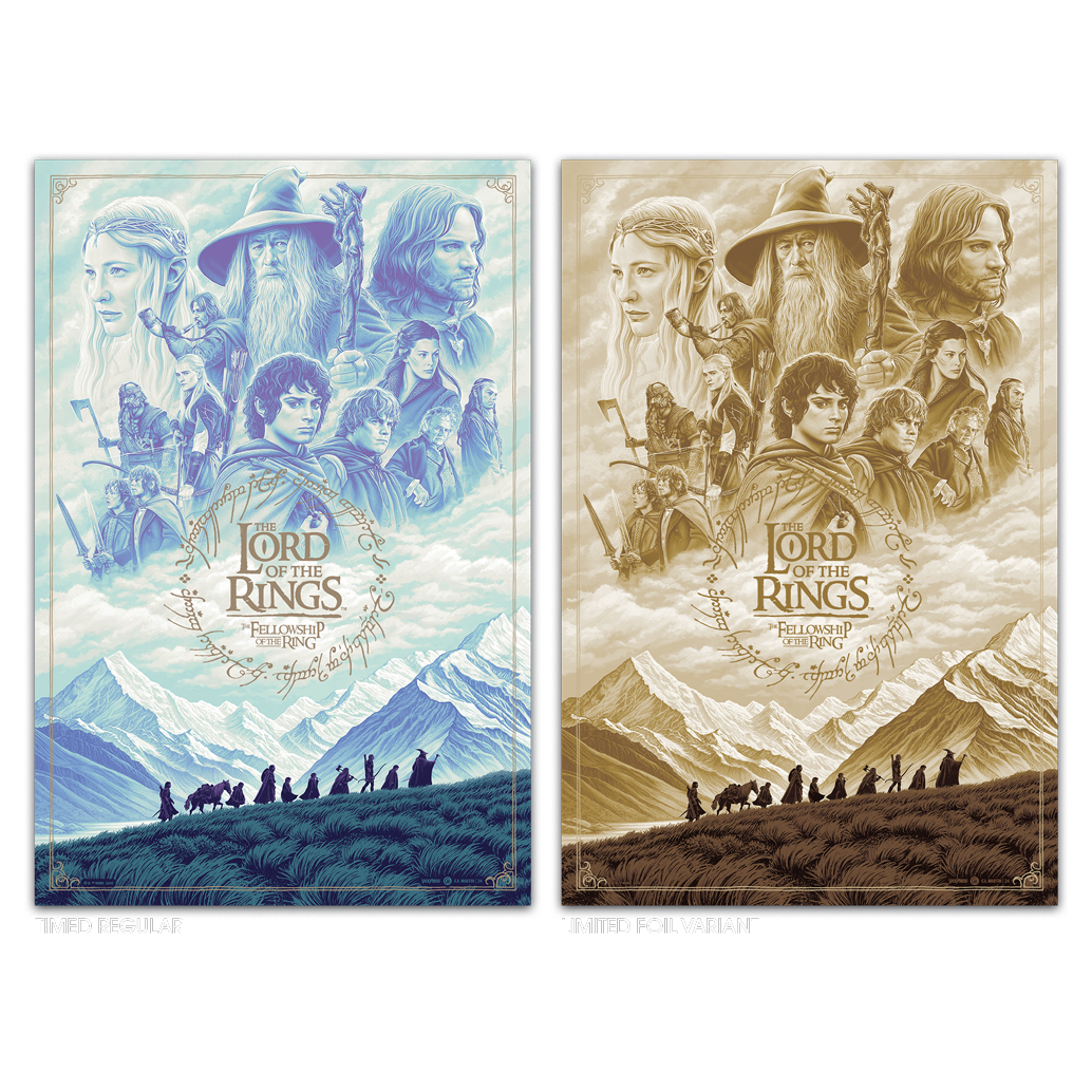 LORD OF THE RINGS: THE FELLOWSHIP OF THE RING - 11x17 Framed Movie Poster