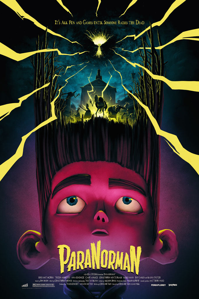 Paranorman movie poster by Matt Ferguson and Florey