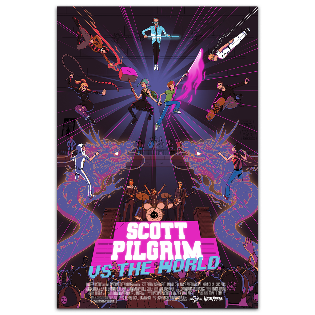 Scott Pilgrim Vs. The World poster by George Bletsis