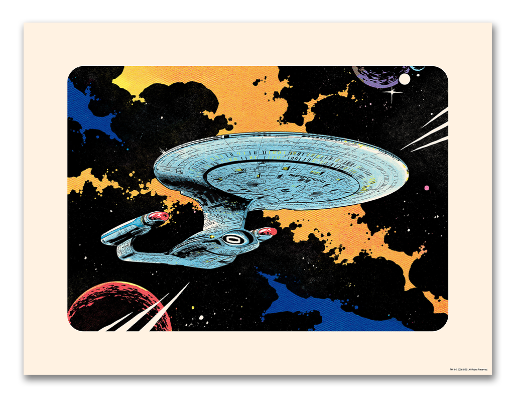 Star Trek Enterprise-D Poster By Florey