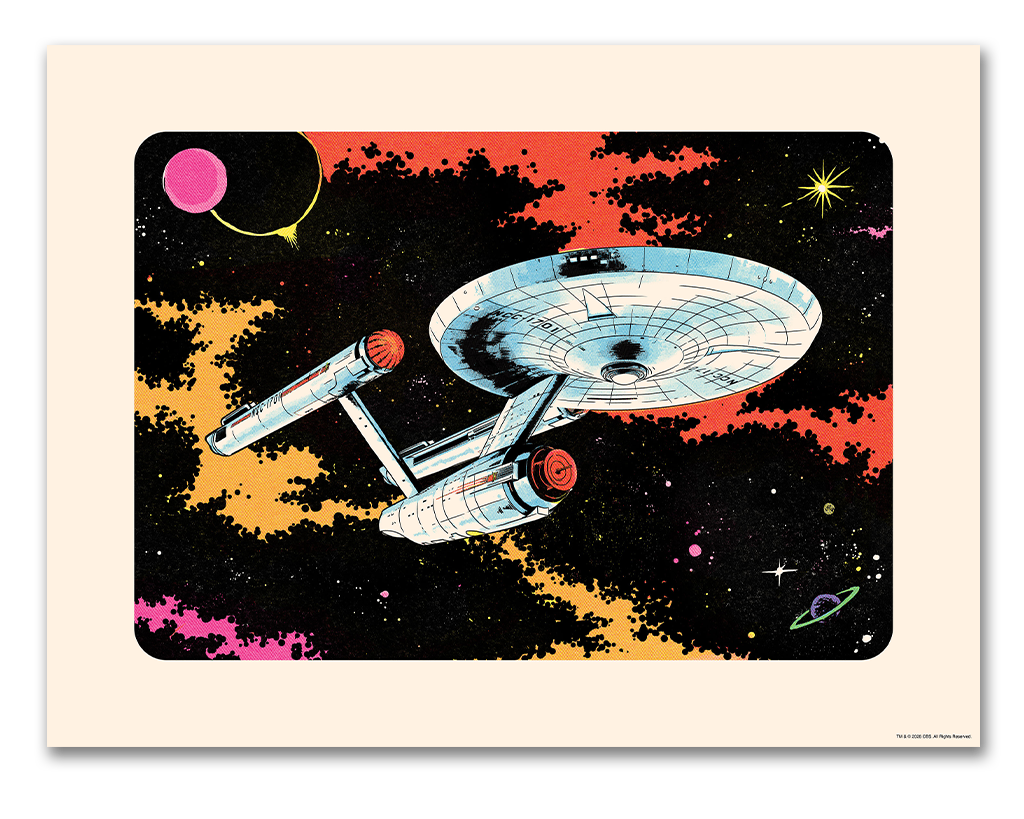 Star Trek Enterprise Poster By Florey