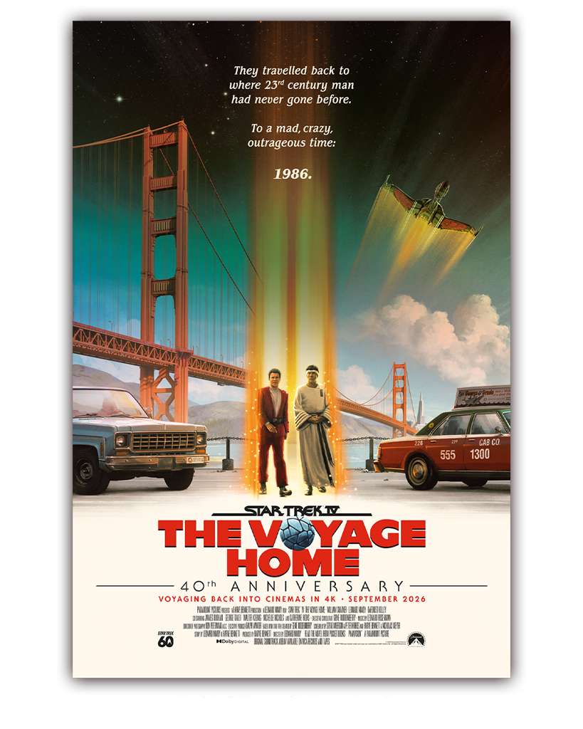 Star Trek IV: The Voyage Home Foil Variant Poster by Matt Ferguson
