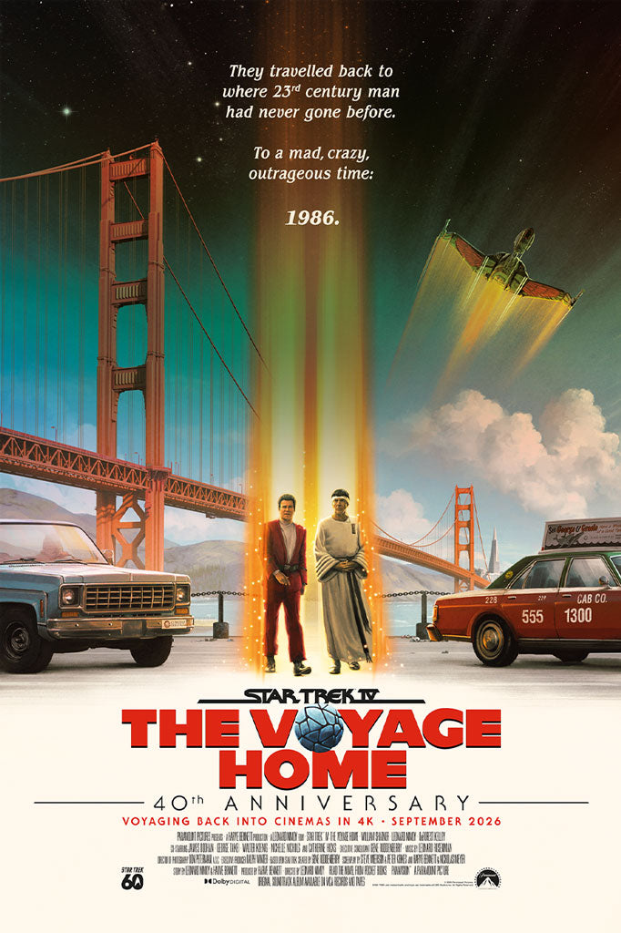 Star Trek IV: The Voyage Home Foil Variant Poster by Matt Ferguson