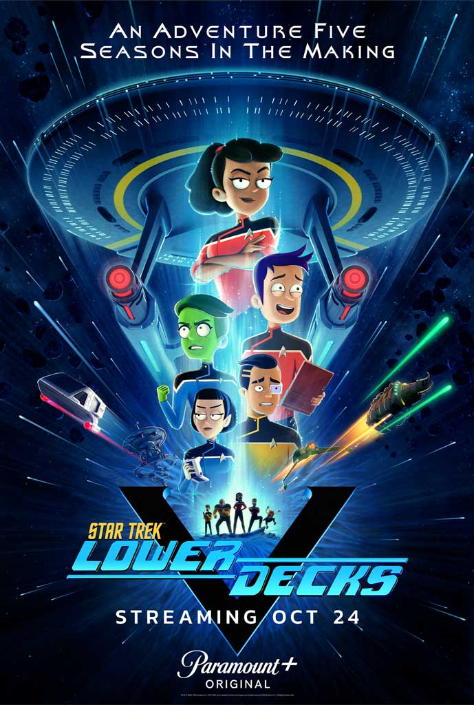 Star Trek Lower Decks Season 5 key art poster by Matt Ferguson