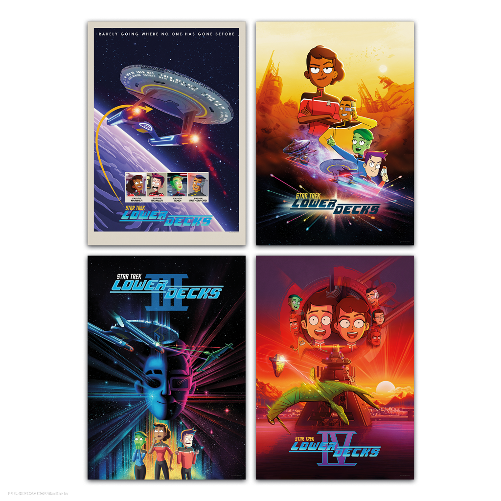 Star Trek: Lower Decks - Fine Art Print Set | Vice Press