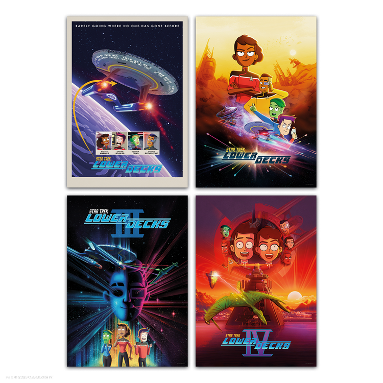 Star Trek: Lower Decks - Fine Art Print Set | Vice Press