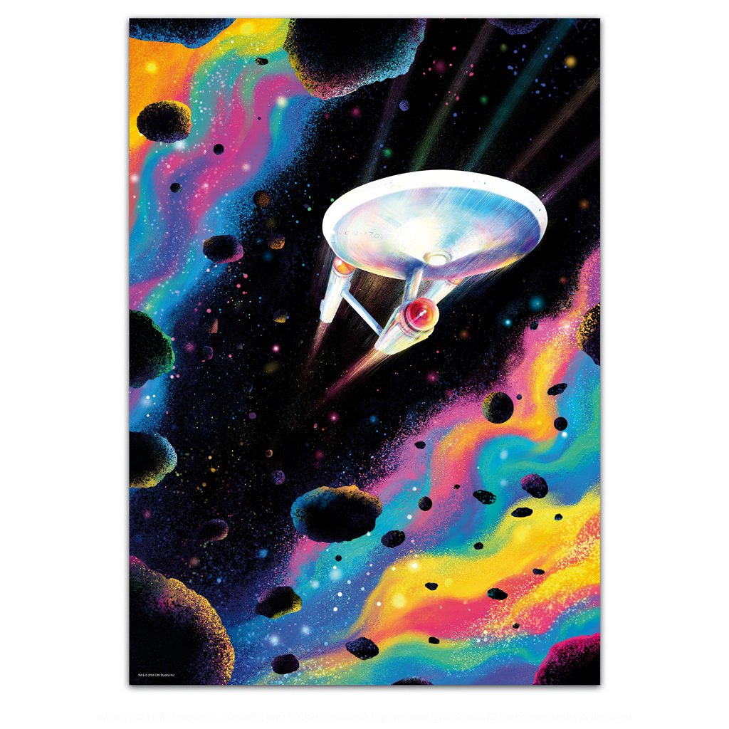 Star Trek The Original Series USS Enterprise Art Print by Carly AF