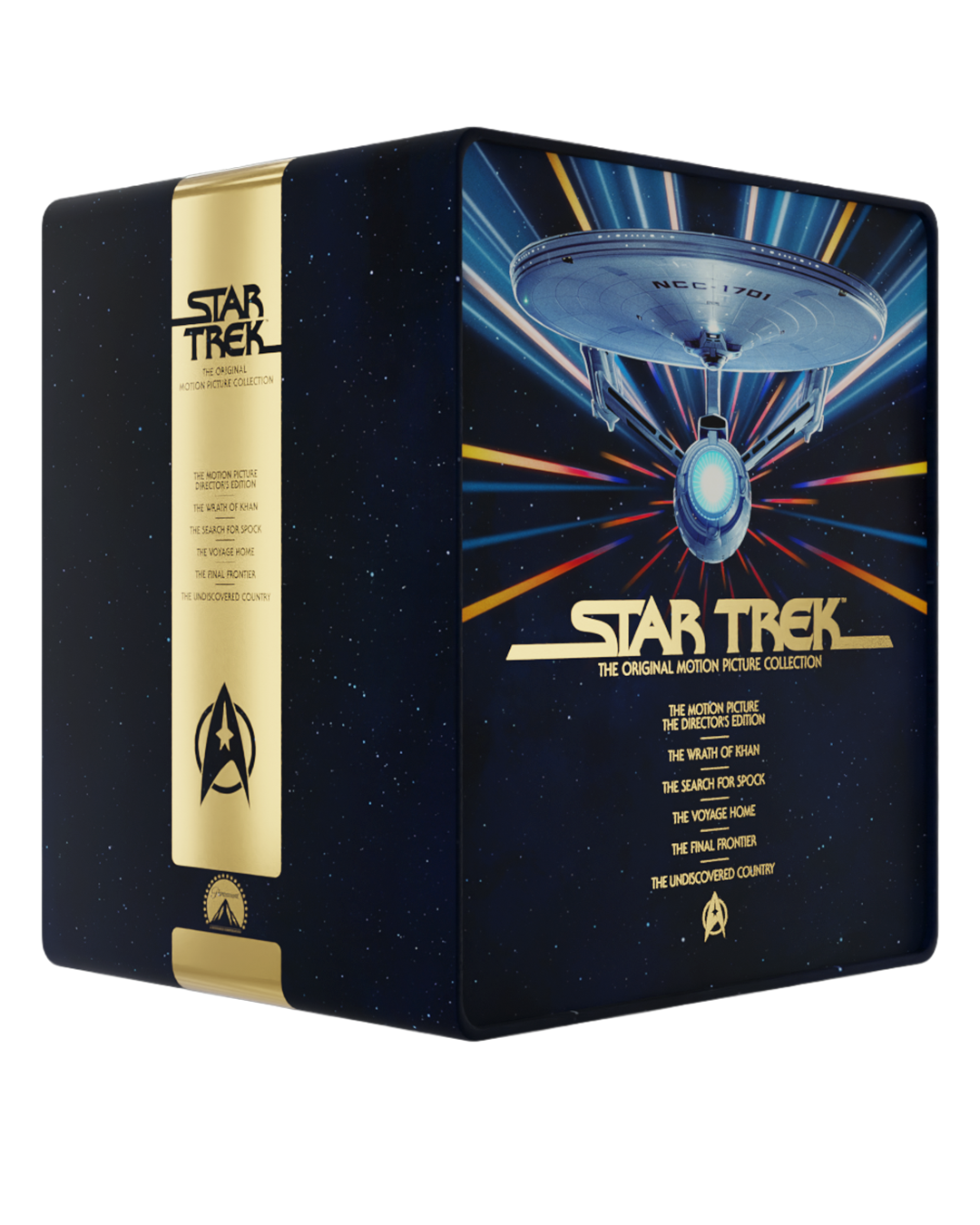 Star Trek: The Original Motion Picture Collection Library Case front