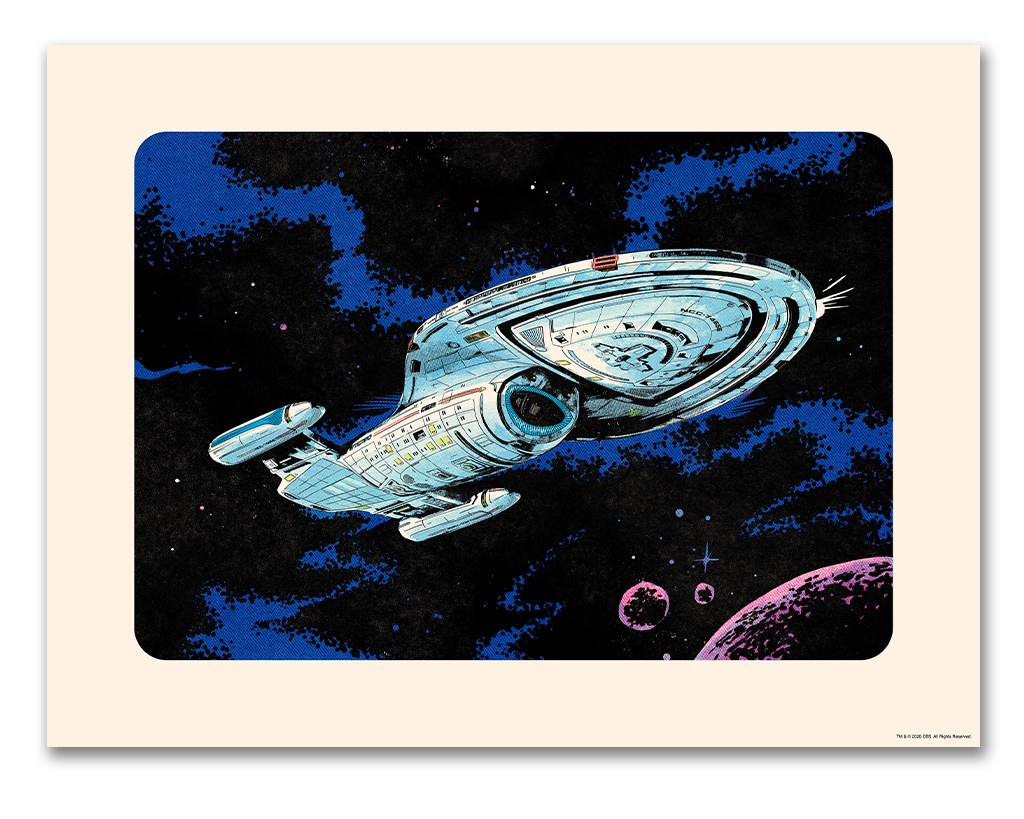Star Trek Voyager Poster By Florey