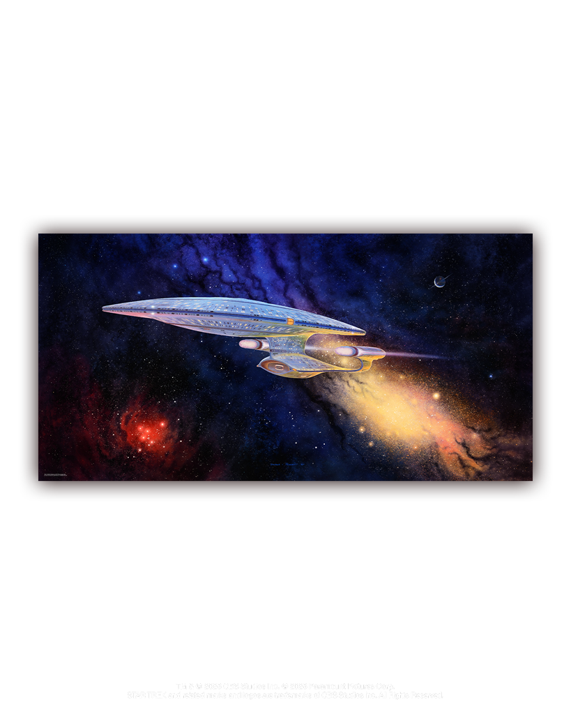 Star Trek The Next Generation Captain Picard Enterprise-D Ready Room Painting fine art print