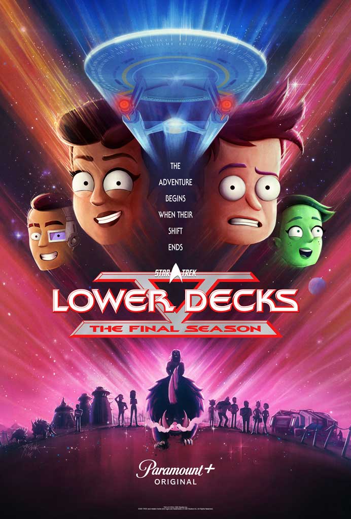 Star Trek Lower Decks Season 5 one sheet poster by Matt Ferguson