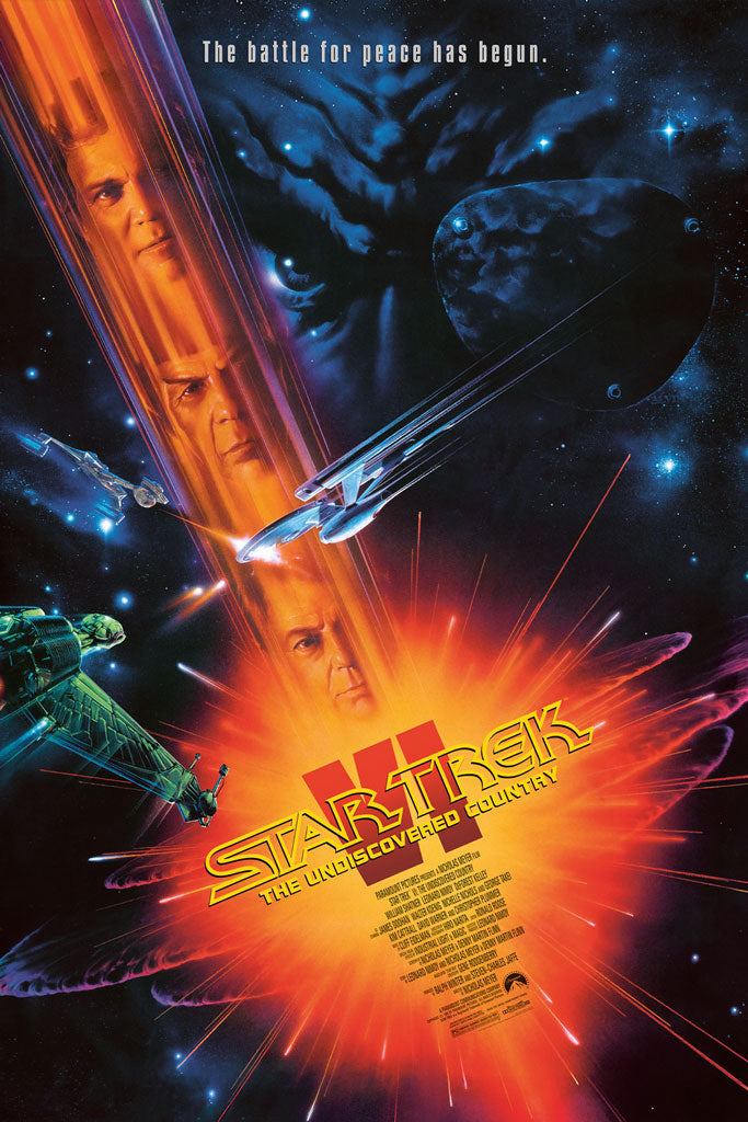 Star Trek VI The Undiscovered Country Poster By John Alvin
