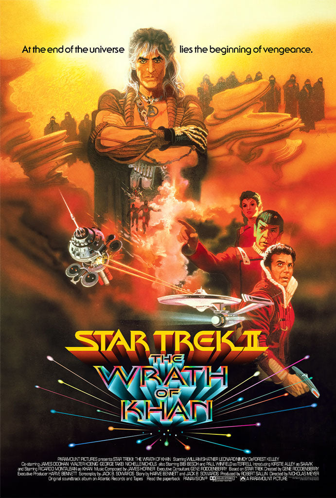 Star Trek II The wrath of khan original one sheet poster bob peak