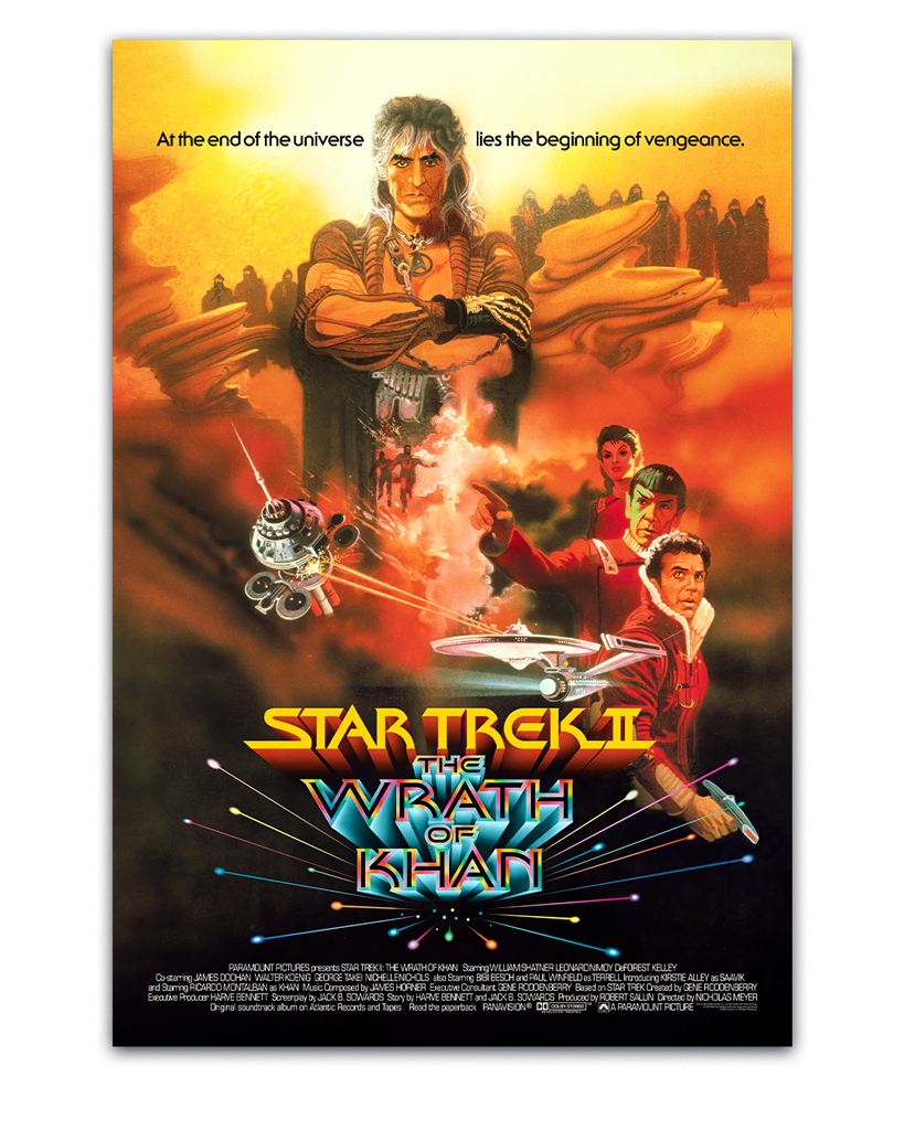 Star Trek II The wrath of khan original one sheet poster bob peak