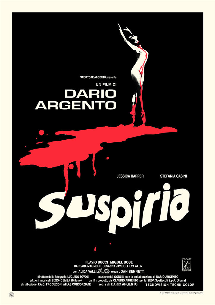 Suspiria editions original theatrical movie poster
