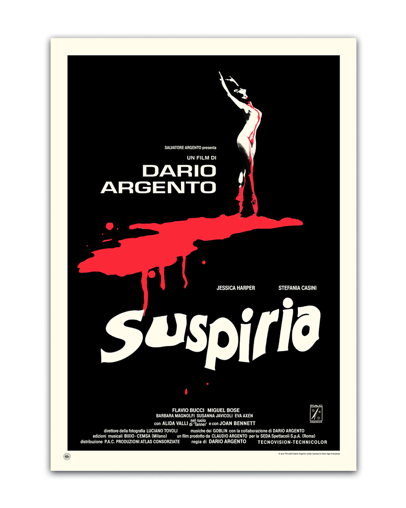 Suspiria editions movie poster
