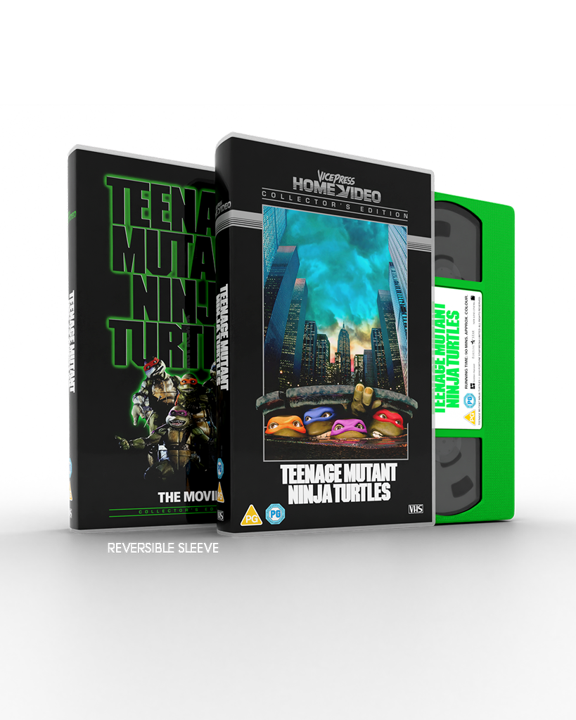 Vice Press Home Video Teenage Mutant Ninja Turtles Collectors Edition VHS