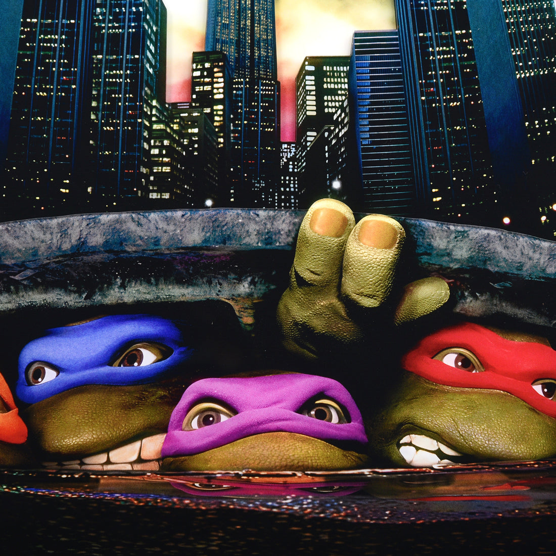 Teenage Mutant Ninja Turtles Multi-Layer Acrylic detail