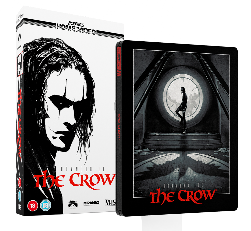 The Crow Steelbook Matt Ferguson Vice press Home Exclusive VHS