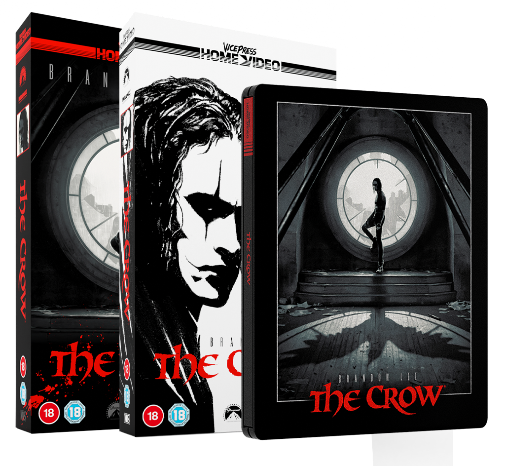 The Crow Steelbook Matt Ferguson Vice press Home Video Set