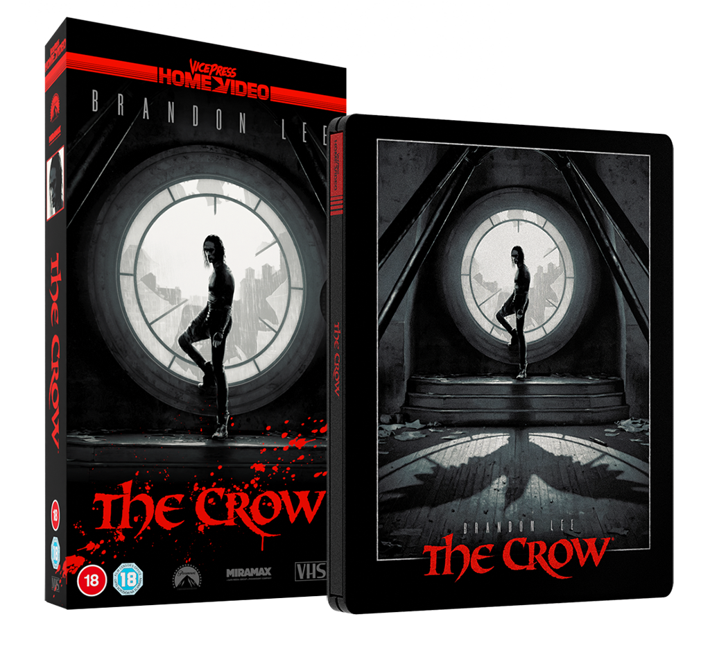 The Crow Steelbook Matt Ferguson Vice press Home Video VHS