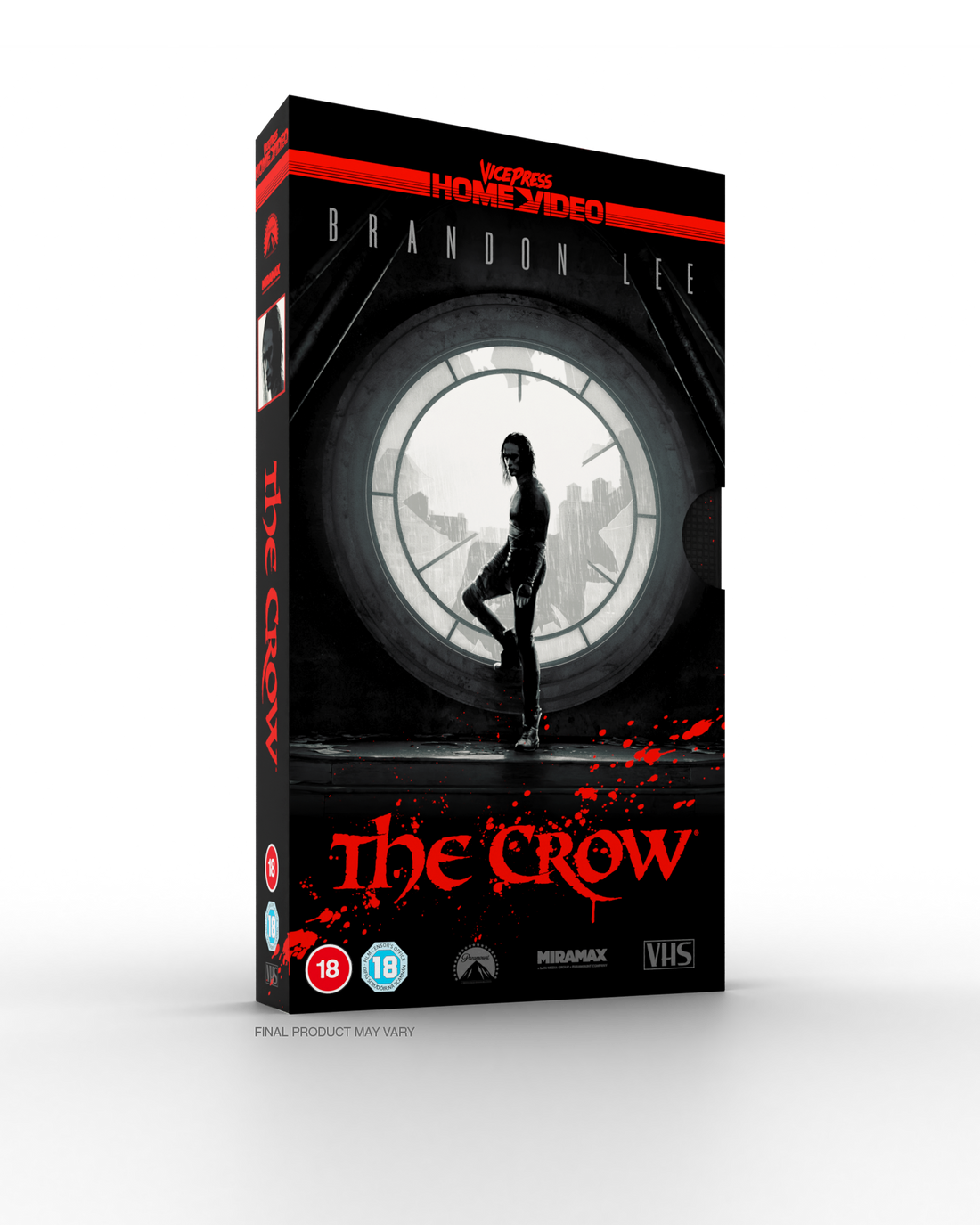 Vice Press Home Video The Crow VHS Cover By Matt Ferguson
