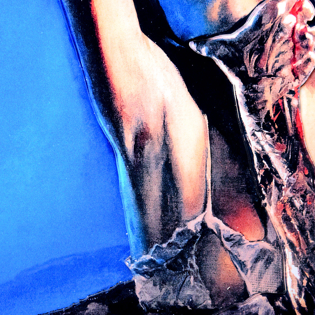 The Evil Dead acrylic poster panel detail