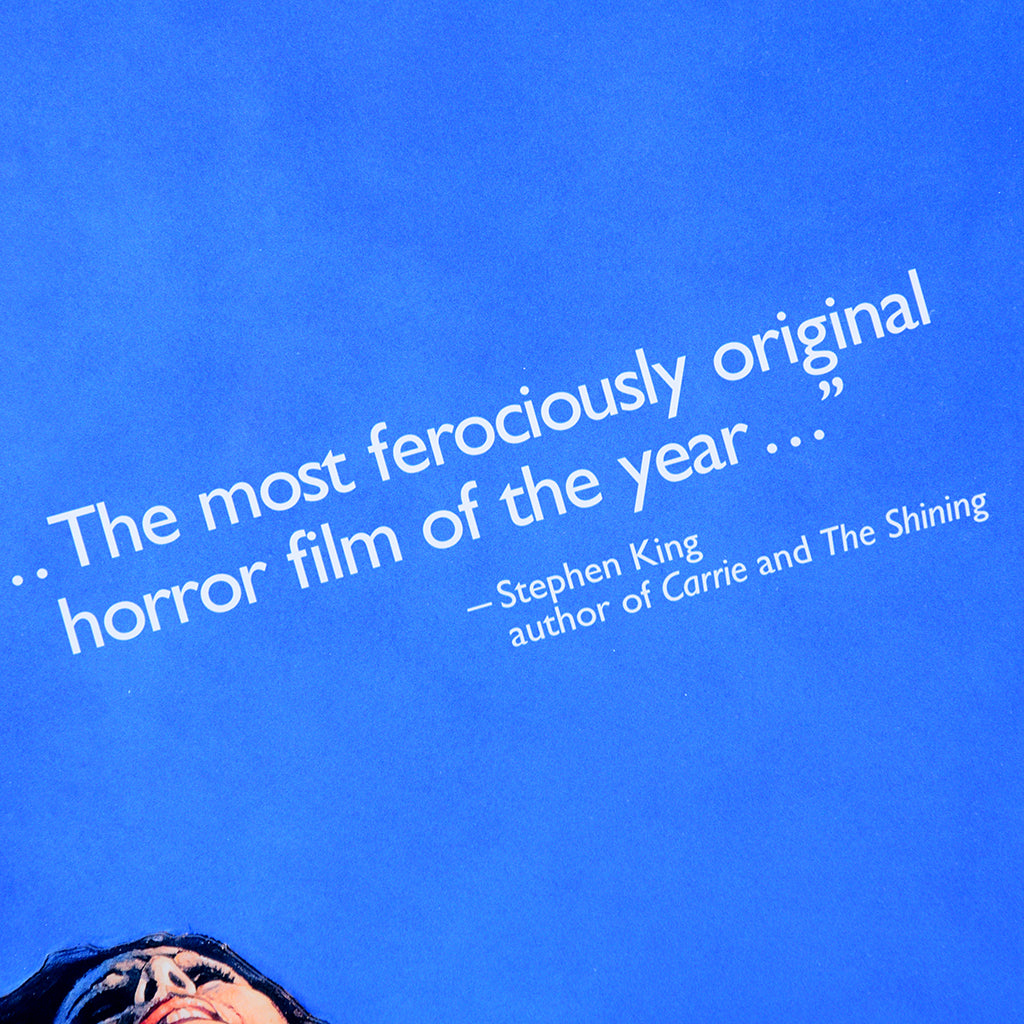 The Evil Dead acrylic poster panel detail