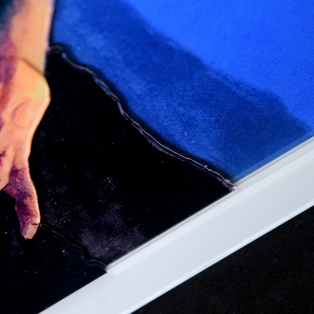 The Evil Dead acrylic poster panel detail