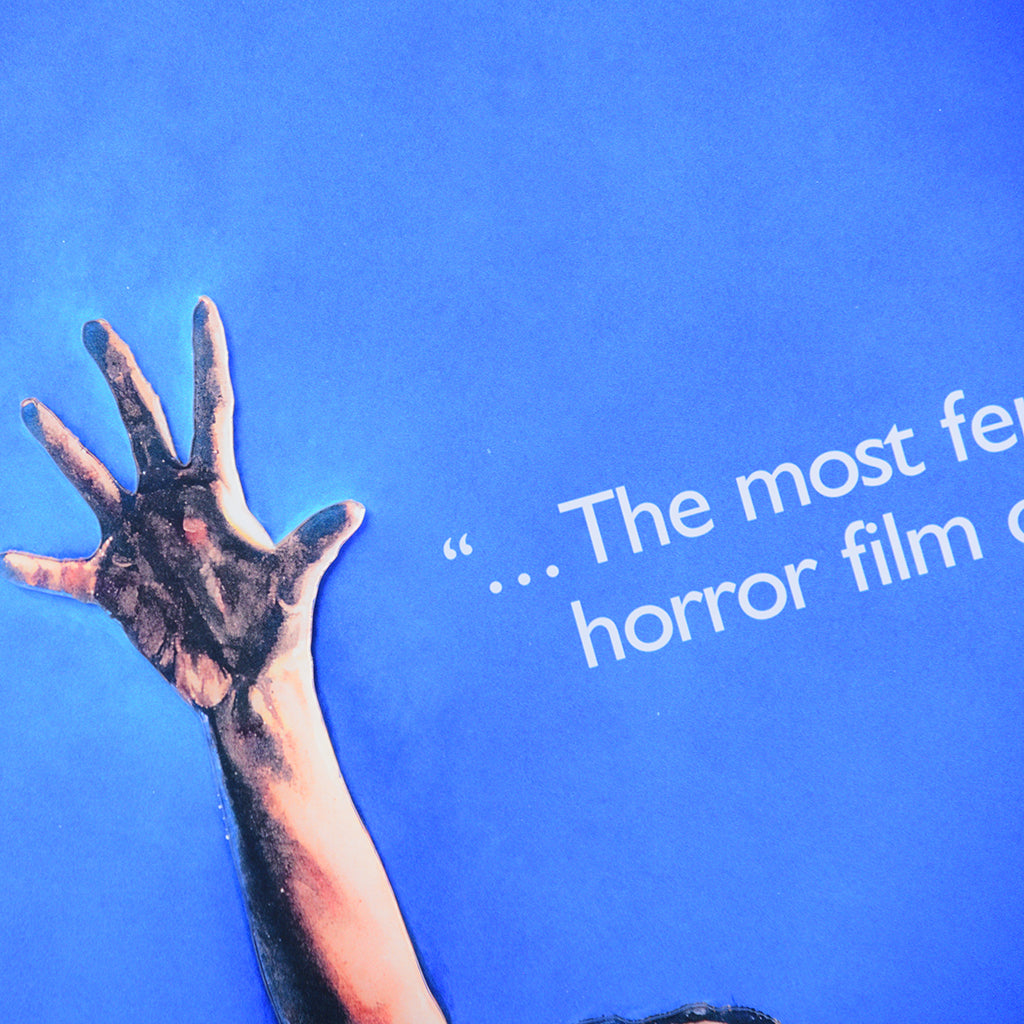 The Evil Dead acrylic poster panel detail