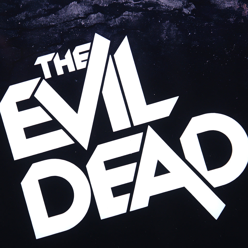 The Evil Dead acrylic poster panel detail