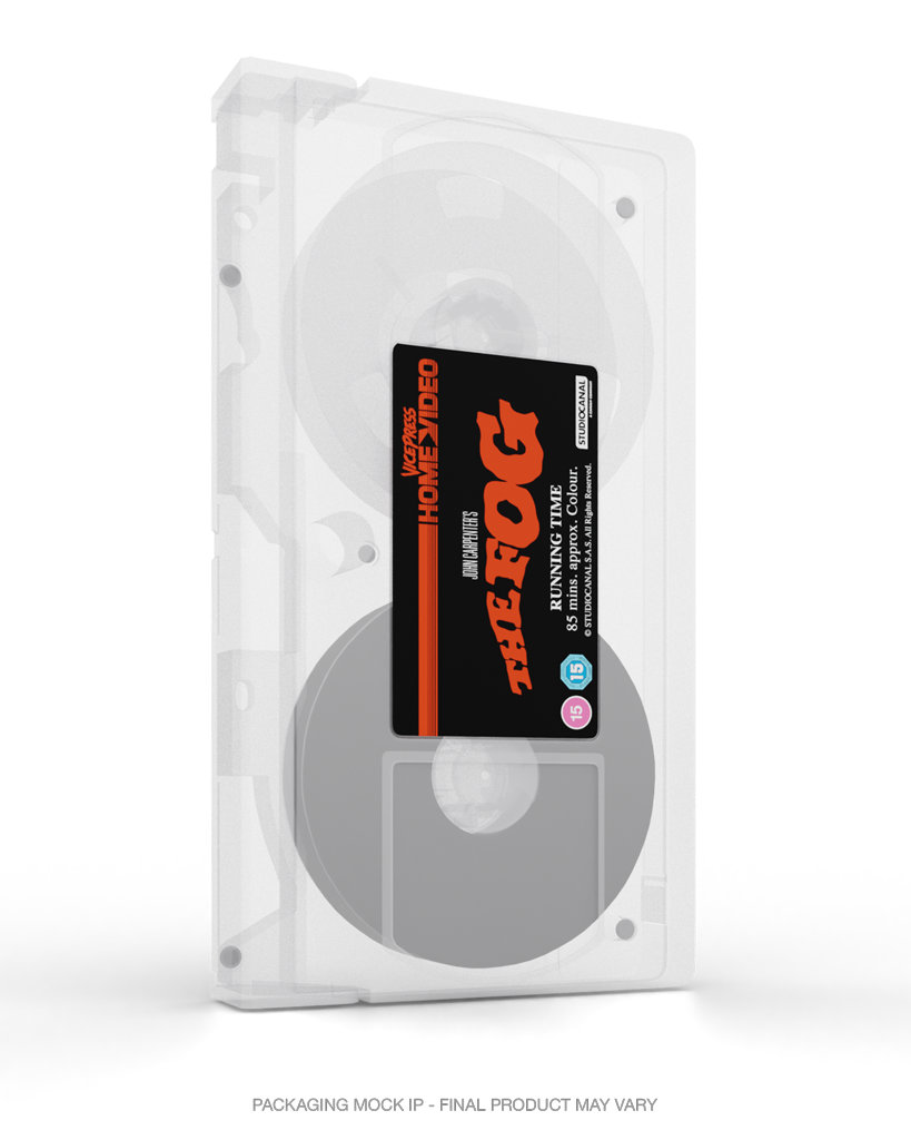 The Fog Vice Press Home Video Slipcase Edition Clear VHS Tape