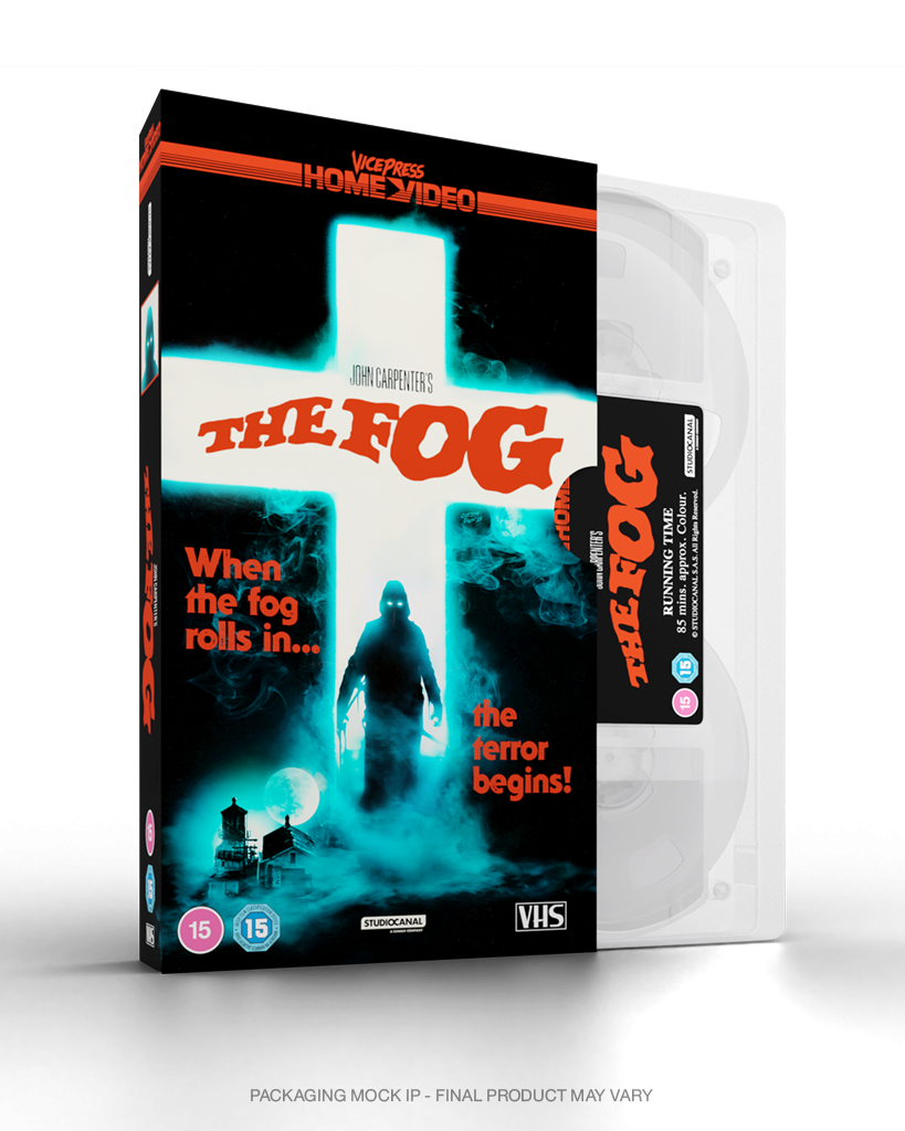 The Fog Vice Press Home Video Slipcase Edition Clear VHS Tape