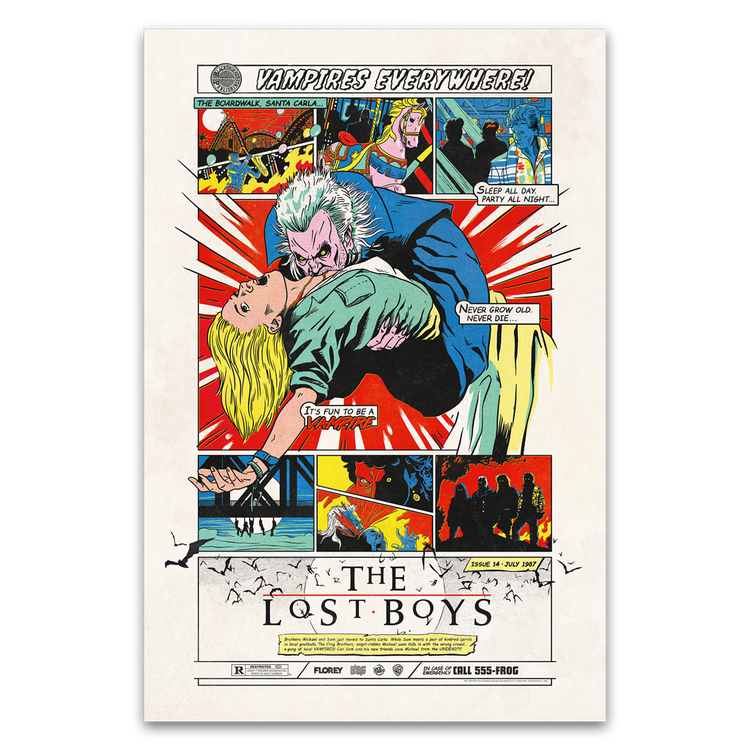 The Lost Boys Movie Poster Vice Press