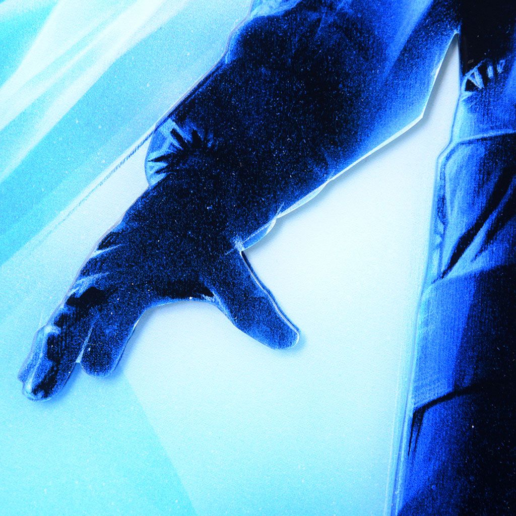 The Thing multi layer acrylic poster Drew Struzan detail 5