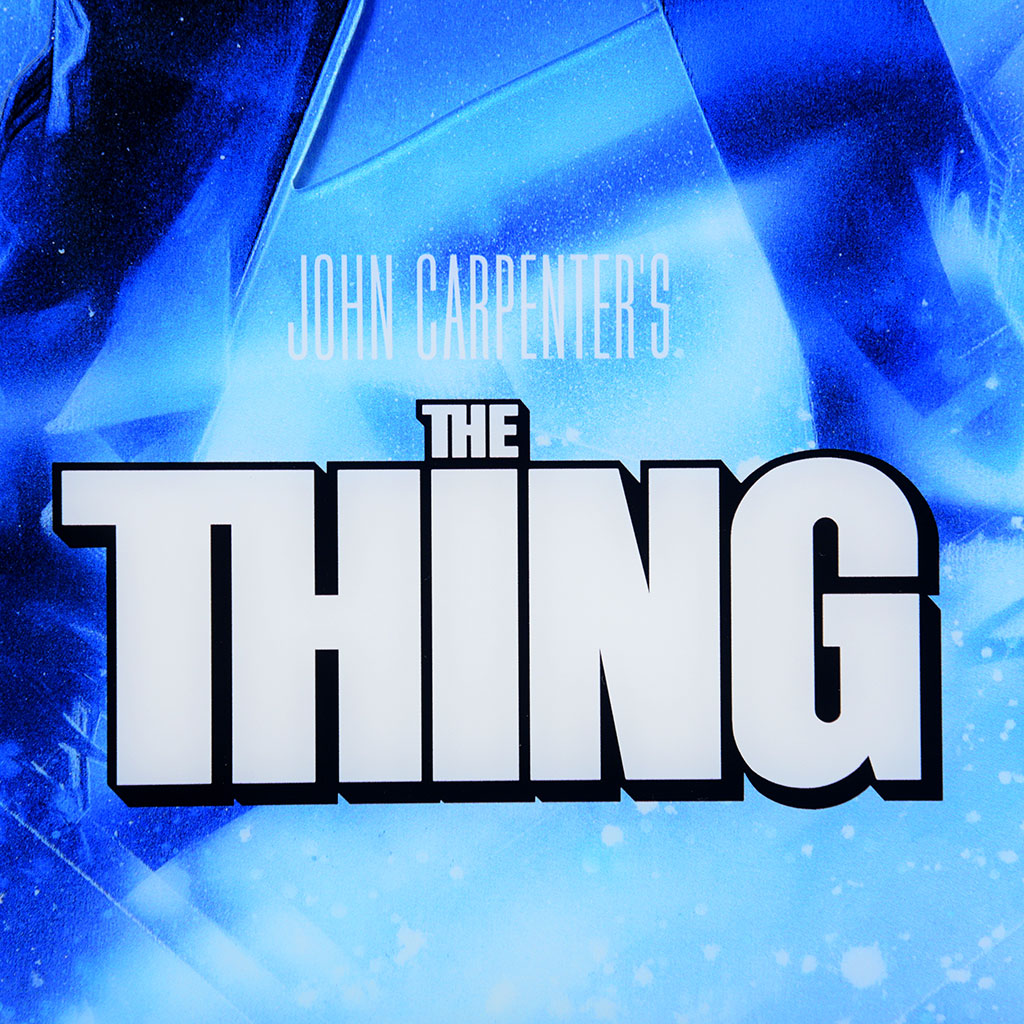 The Thing multi layer acrylic poster Drew Struzan detail 2