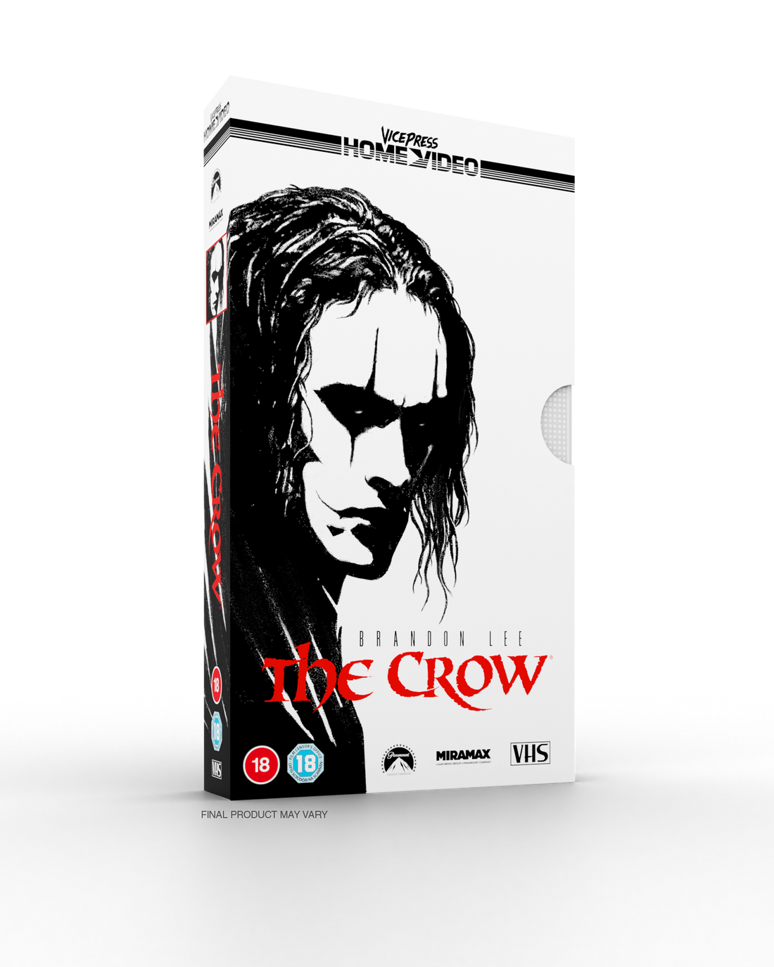 Vice Press Home Video The Crow VHS Cover By Matt Ferguson Exclusive edition cover